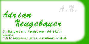 adrian neugebauer business card